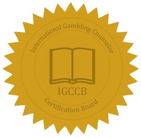 Gambling Disorder Trainer Certification (CGT .